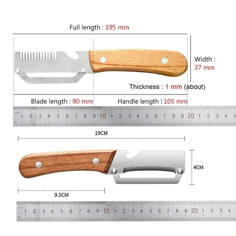 Sharp peeler blade