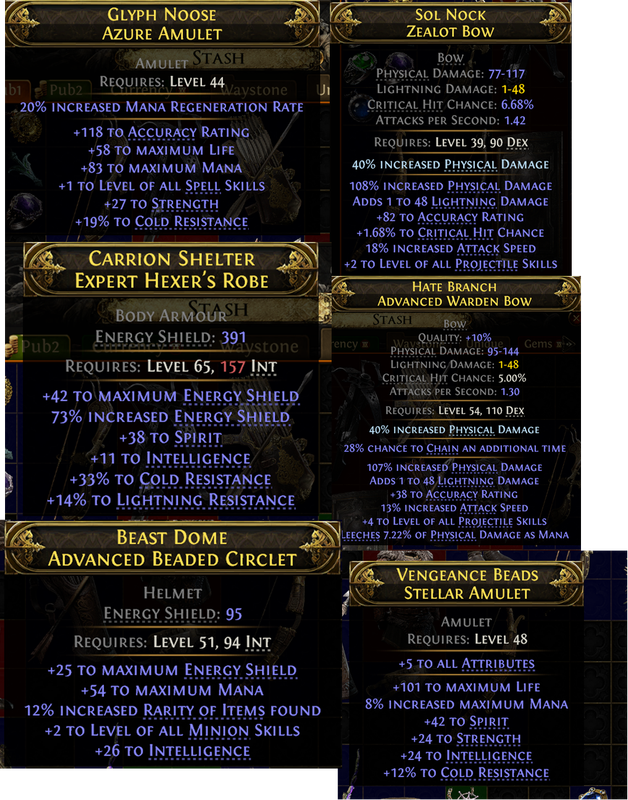 Spirit gear bows taking offers topic d2jsp