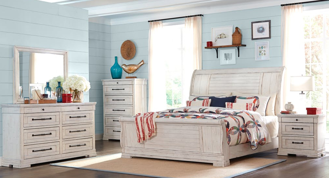 Coming Home Retreat King Sleigh Bed