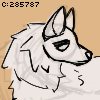 ych headshot of canine character, wistful expression.