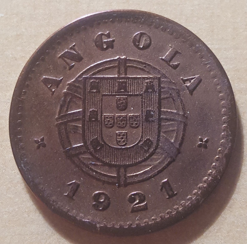 Angola. 2 centavos de 1921. 20200827-135050