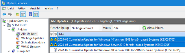 Out-of-Band update KB5039705 on WSUS