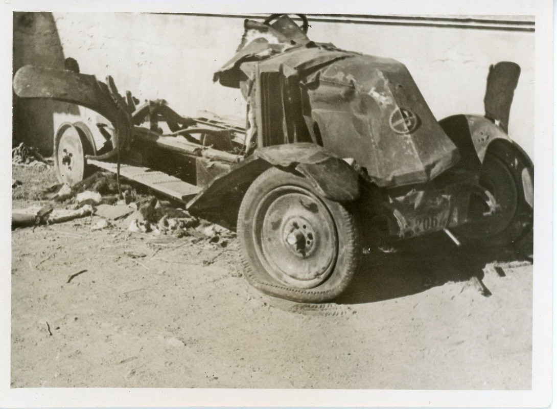 Kämpfe Frankreich PKW Auto Wagen Foto