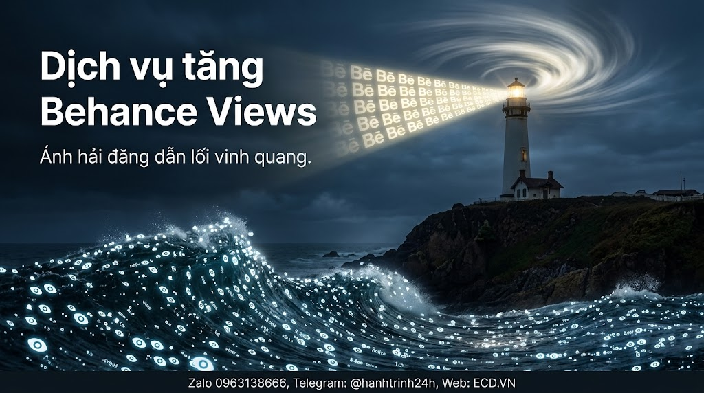 dịch vụ tăng behance views 2026 tăng follower