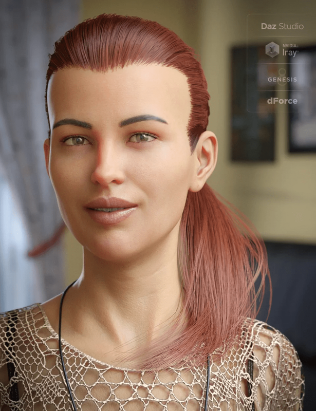 dForce Hair Elyssa Ponytail for Genesis 8 Female(s) dForce Hair Elyssa Ponytail for Genesis 8 Female(s)