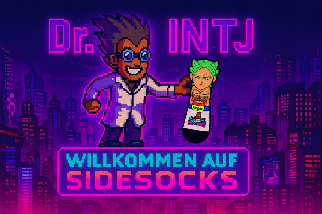 SideSocks – Socken mit seitlichem Motiv