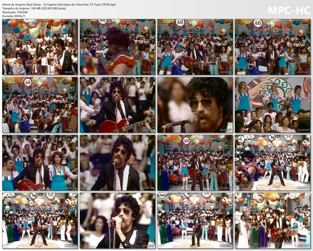 Raul Seixas - Al Capone (Discoteca do Chacrinha, TV Tupi) [24.04.1974]