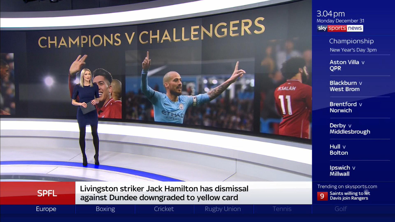 31 December - 15.00.00 - Sky Sports News. All the news from the 