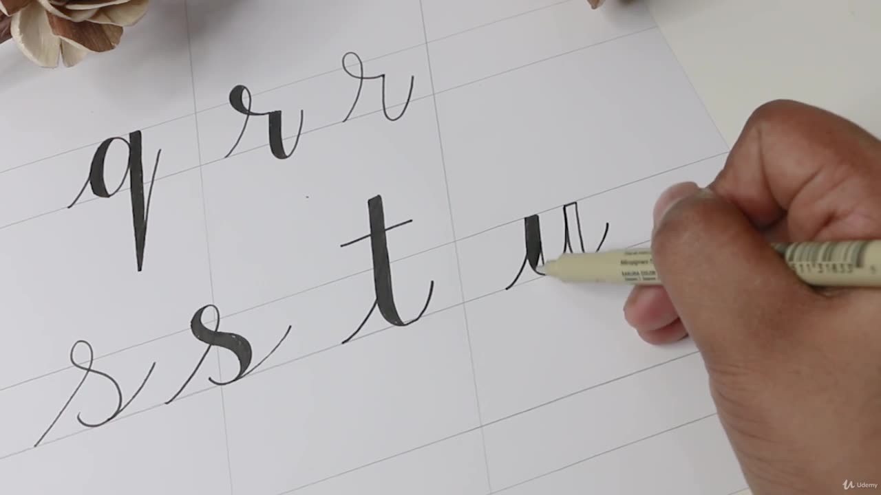Faux Calligraphy Masterclass With any Pen or pencil