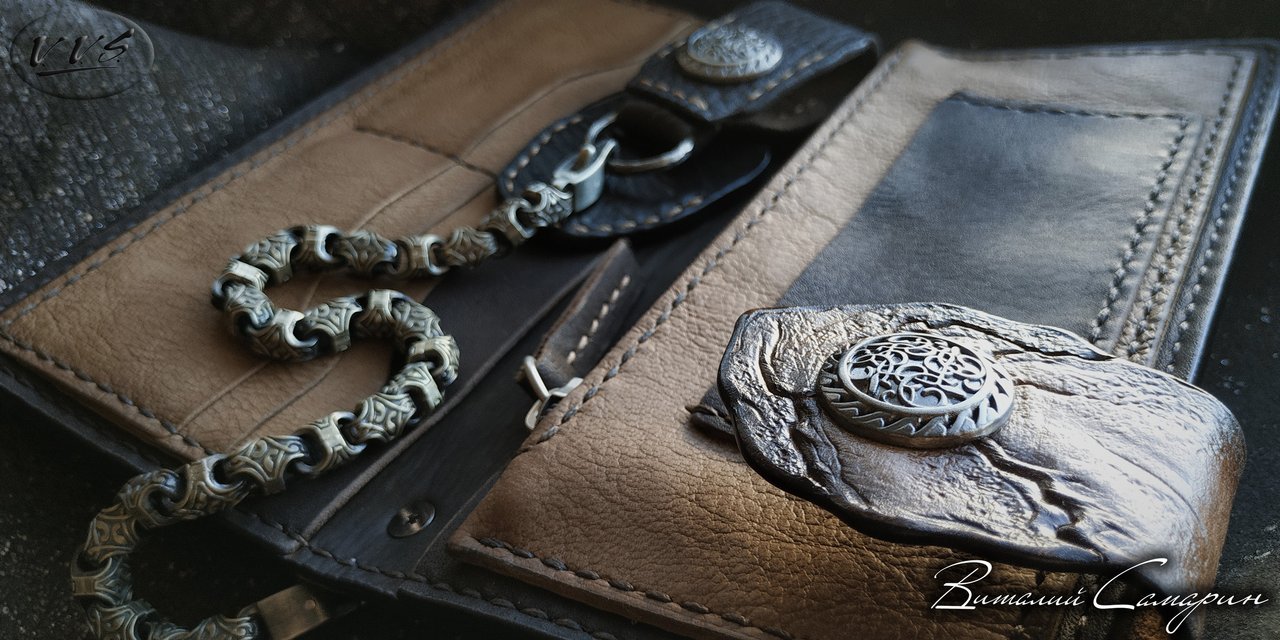 кошелек мото ХД цепь9