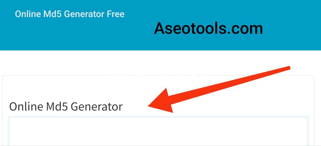 Online Md5 Generator