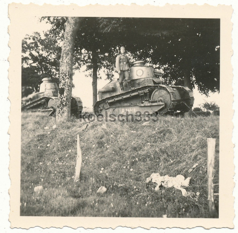 Renault FT 17 Panzer französische Tanks Wehrmach