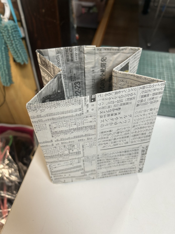 B型事業所 新聞紙作成②