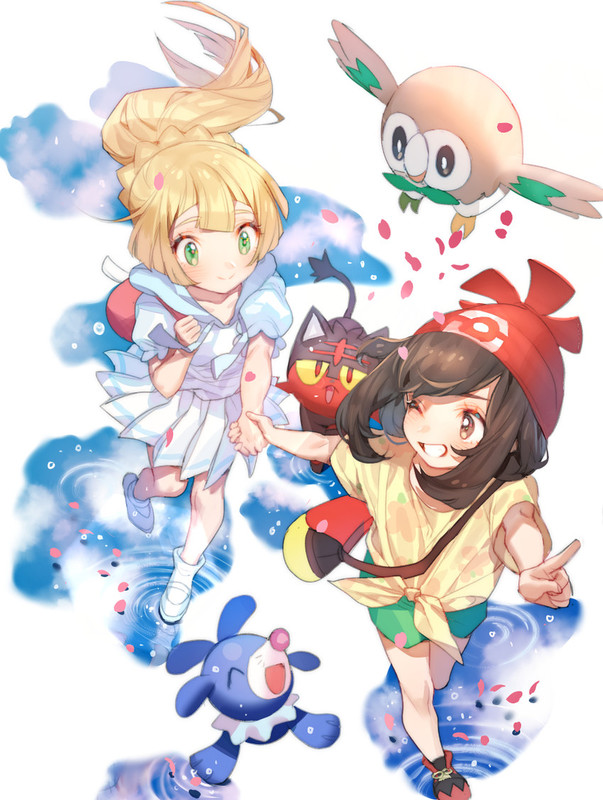 lillie-selene-rowlet-popplio-and-litten-