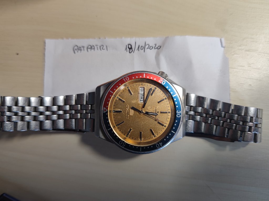 VENDUTO] Vendo Seiko 6309-836B pepsi dial oro