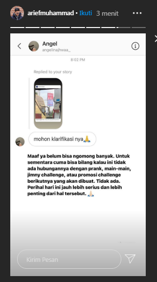 Arief Muhammad buka suara terkait baliho yang sedang ramai diperbincangkan