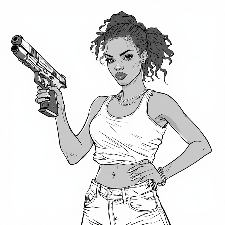 GTA-s-ebony-girl-holding-gun-L-(17)