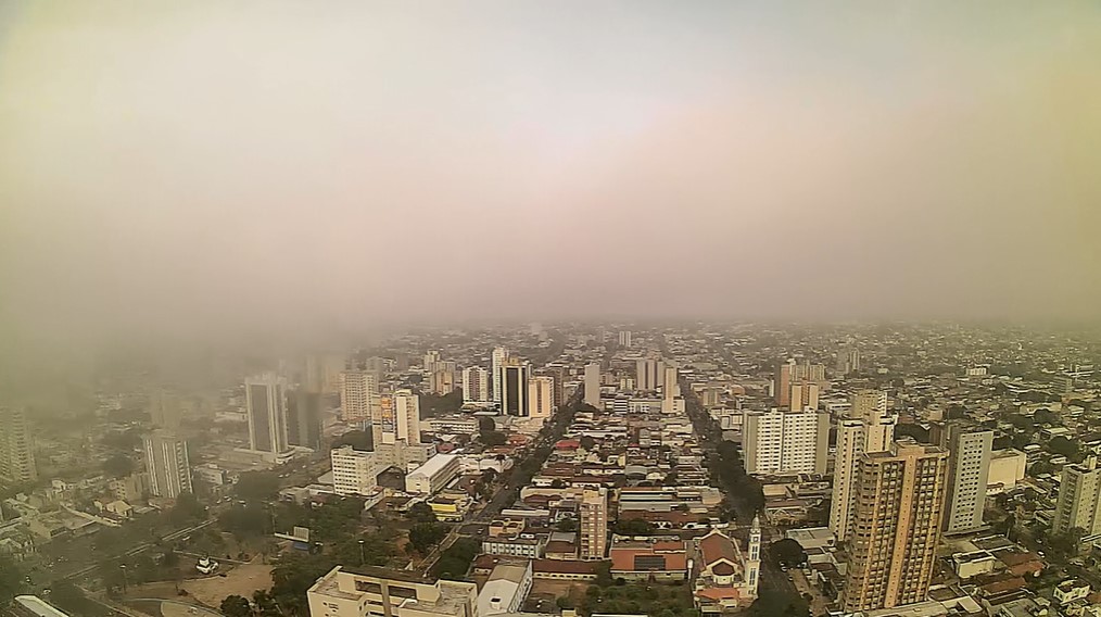 Campo Grande nesta manhã de quinta-feira