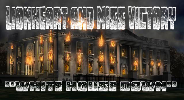 The Ultrahumans! Issue #1 Starring Miss Victory and Lionheart! "White House Down..." Cover-lionheart-and-miss-vic