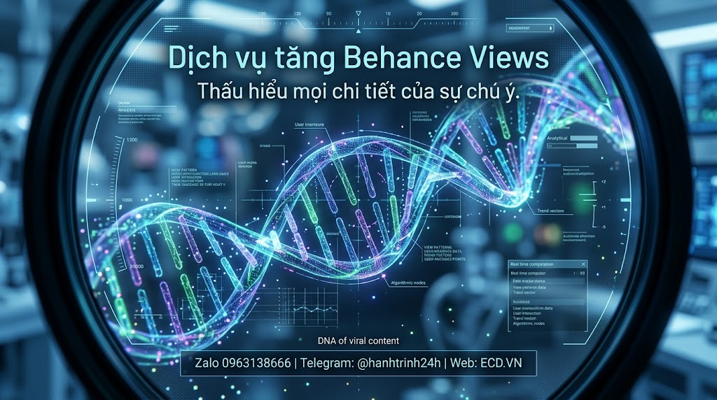 dịch vụ tăng behance views miễn phí project behance