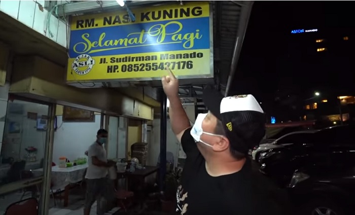 Nasi Kuning Selamat Pagi, kuliner legendaris di Manado.
