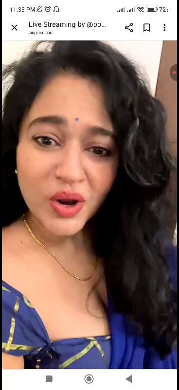 [Image: Poonam-Bajwa-Blue-Saree-Live-mp4-0017.jpg]