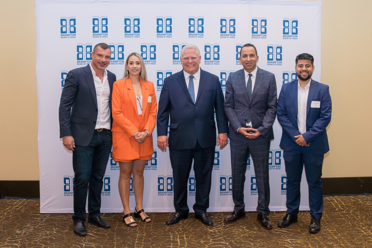 HKC Construction with Doug Ford at Brampton Board of Trade