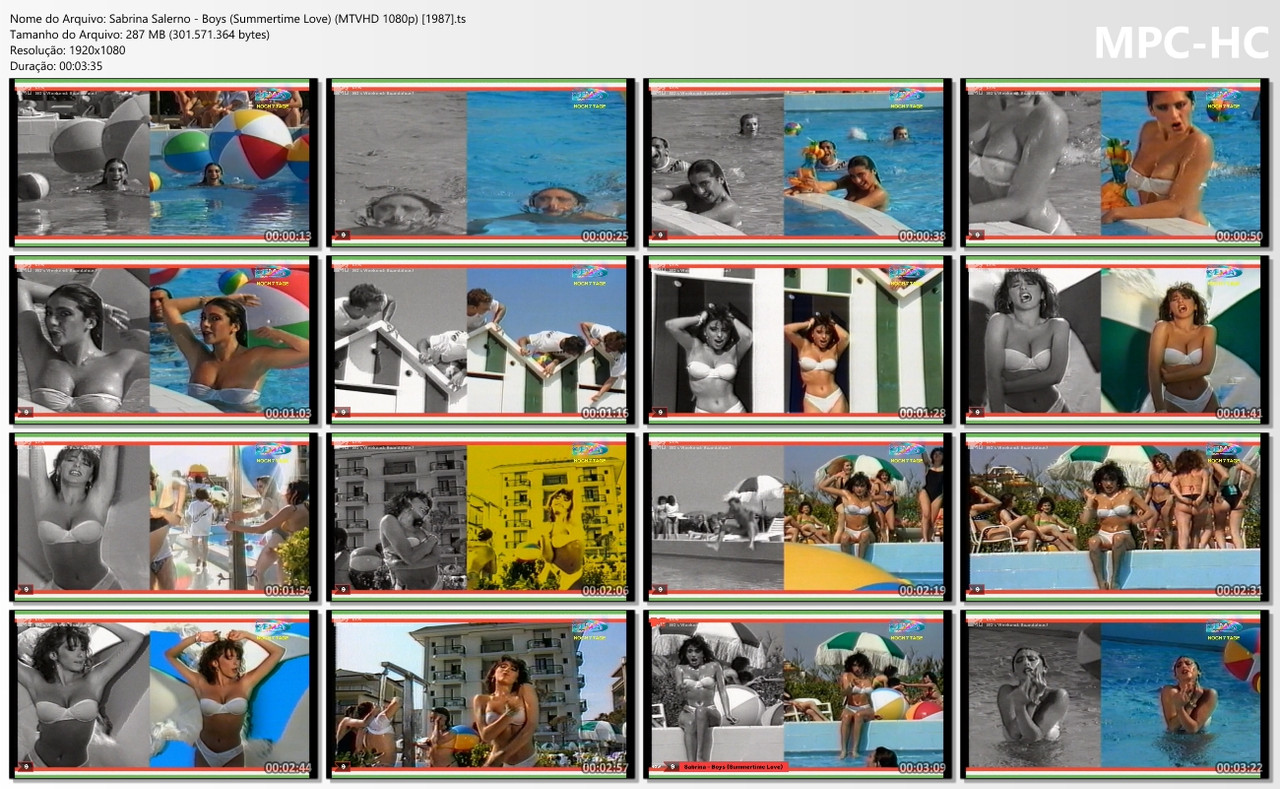 Sabrina Salerno - Boys (Summertime Love) (Audio CD) (MTVHD 1080p) [1987].ts