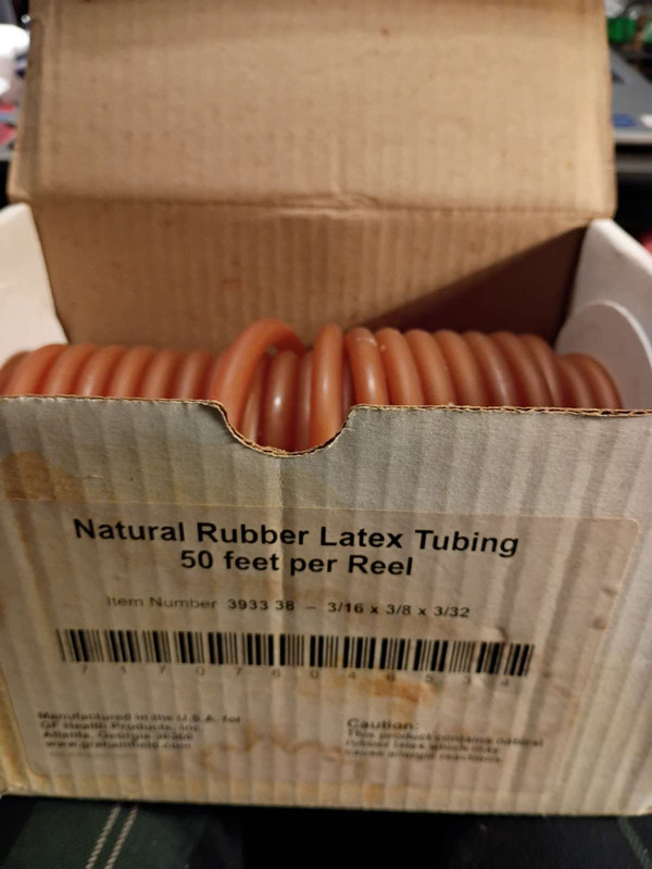 3 16 inch natural rubber latex tubing