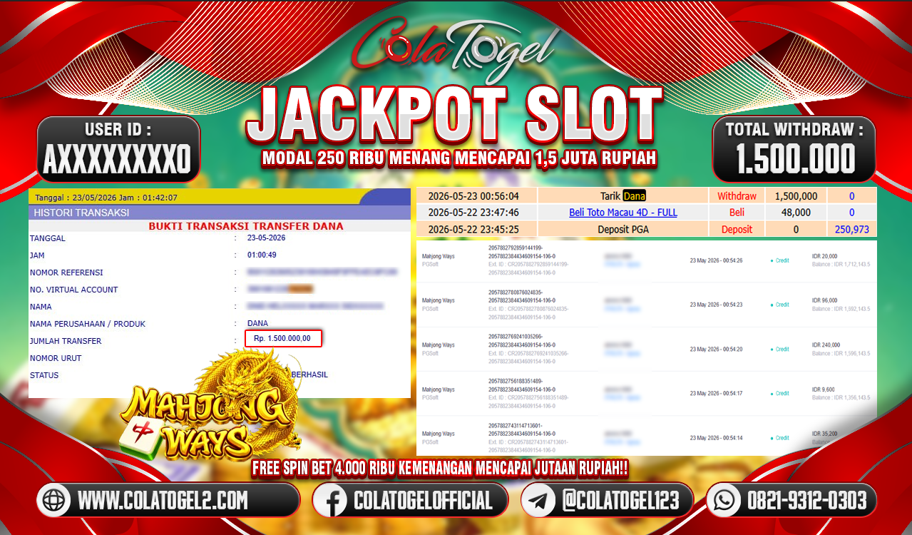 JACKPOT SLOT GACOR!!