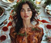 Garden wedding wom served Blackh series B Big 0 01