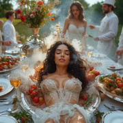 Garden wedding wom sleep begin Blackh 0 02