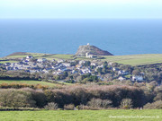 Boscastle from the Camelford Road.