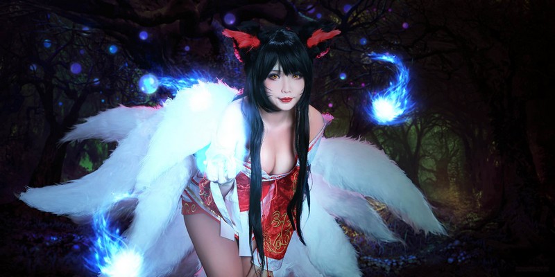 Hana Bunny 阿狸 Ahri Cosplay写真｜英雄联盟 LOL 九尾妖狐 Ahri 高清图片[14P-12.7M]插图3
