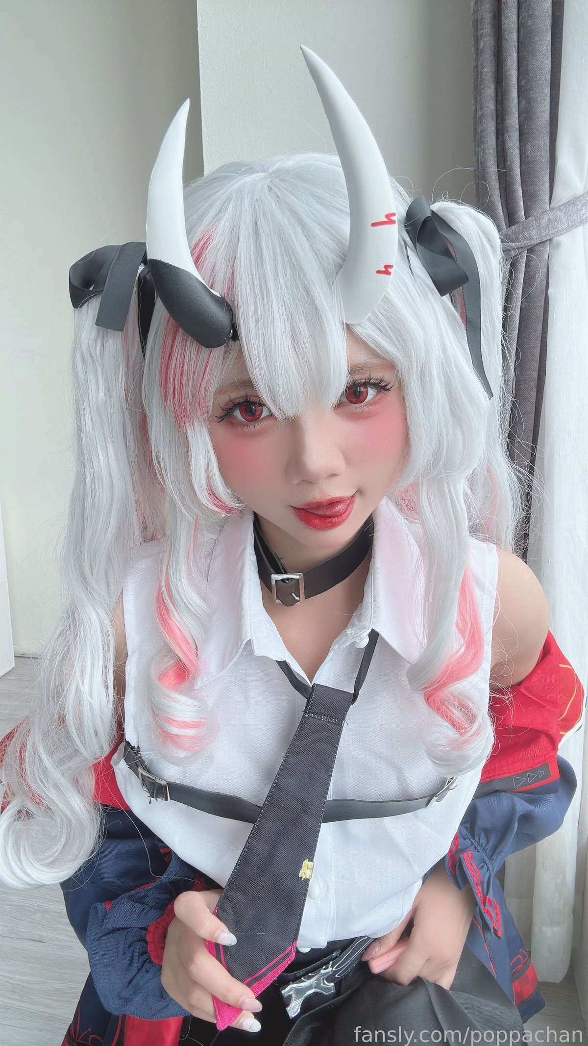 PoppaChan Nakiri Ayame Cosplay (Hololive) – 19 Photos 198MB插图1
