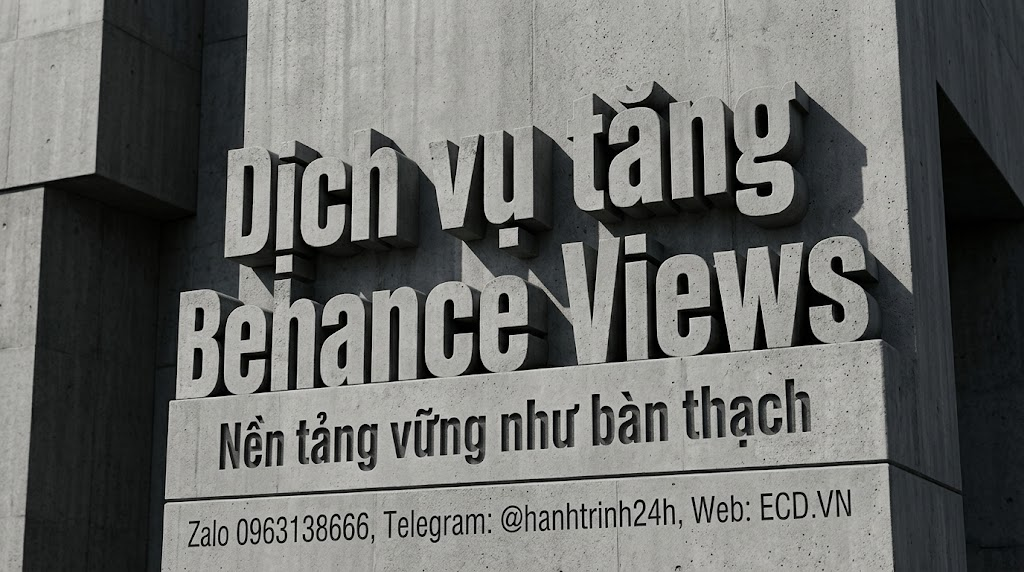 dịch vụ tăng behance views nhanh tăng like