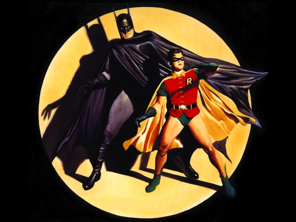Batman and Robin by Alex Ross