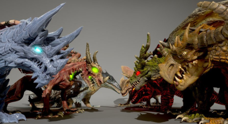 Unreal Engine Marketplace - ELEMENTAL DRAGONS PACK (4.15 - 4.27, 5.0 - 5.1)