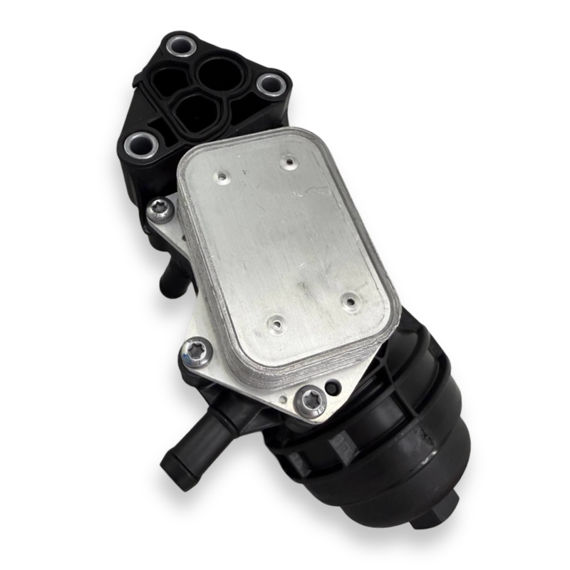 Mercedes-Benz Engine Oil Filter Housing with Cooler | Black Silver For M270 A-Class CLA GLA B-Class A2701800500