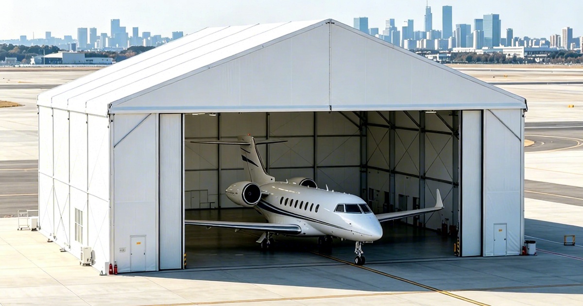 Aircraft Hangar Tent