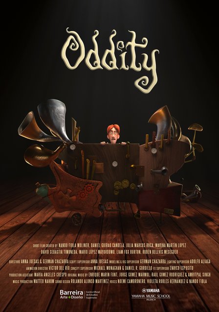 “ODDITY” ES UNO DE LOS CORTOMETRAJES DE ANIMACIÓN CANDIDATOS AL GOYA 2022