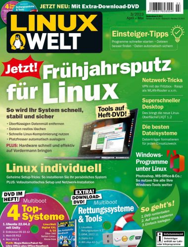 Cover: Linux Welt Magazin April-Mai No 03 2023