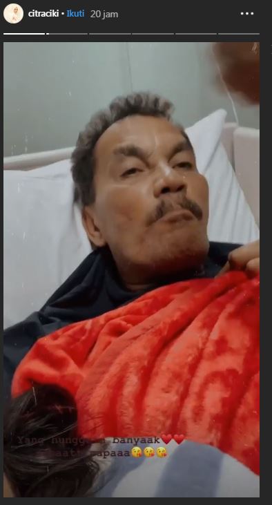 Ayah Citra Kirana terbaring di rumah sakit
