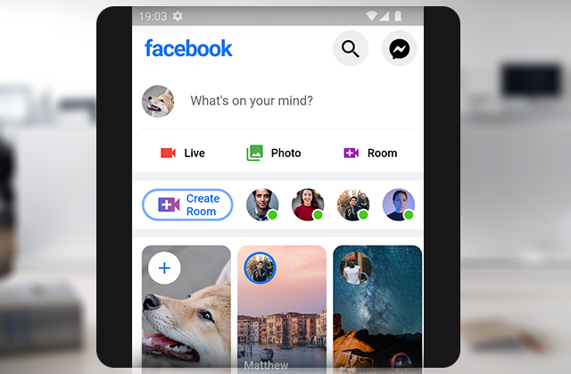 Facebook clone UI