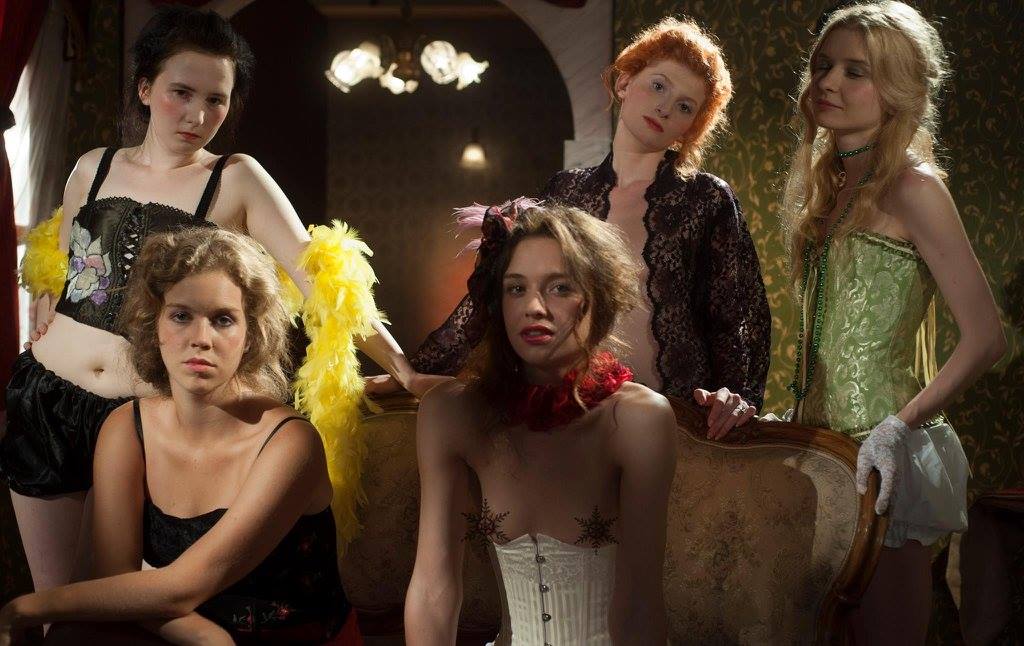 From the left Tatiana Kot, Aleksandra Dzierżawska, Misha Czumaczenko, Lidia Banach, Justyna Świerczy
