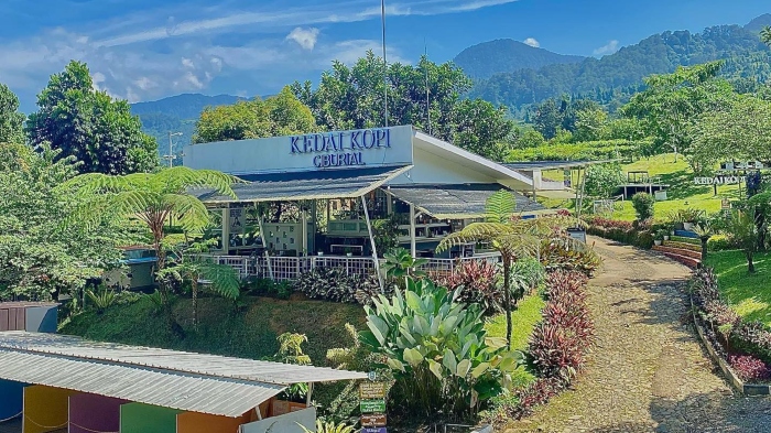 Kedai Kopi Ciburial, tempat nongkrong Instagramable di kawasan Puncak, Bogor.
