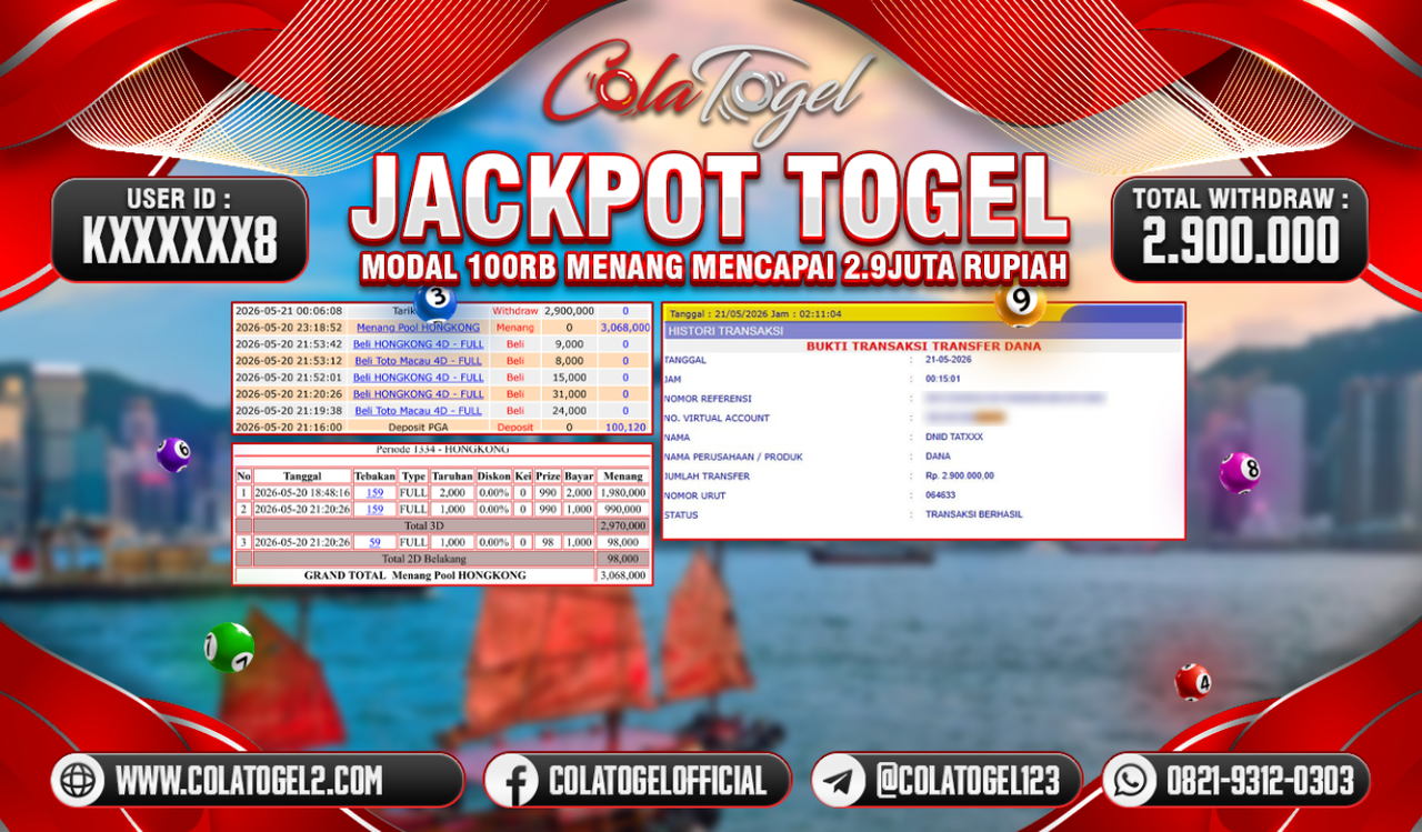 JACKPOT HONGKONG LOTTO!!