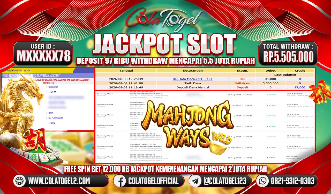 JACKPOT SLOT GACORR!!