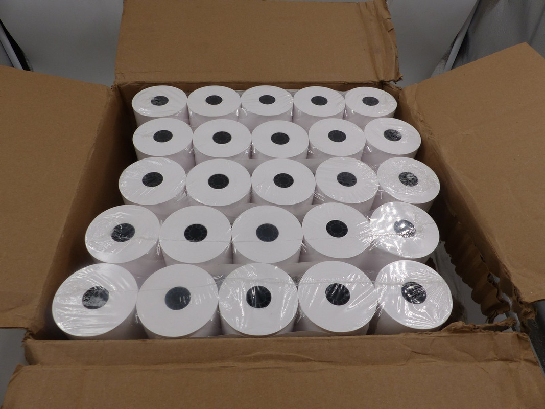 PAPER ROLL PRODUCTS B214150Z1010 LOT OF 100 ROLLS 2 1/4"