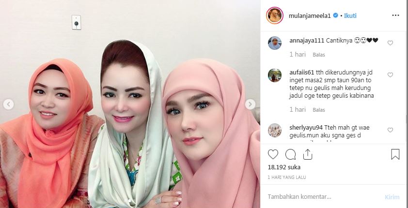 Penampilan Mulan Jameela tuai pujian dari netizen